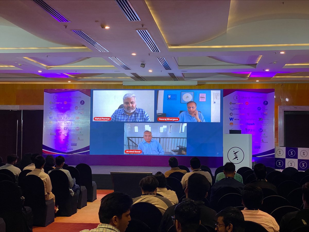 CsharpCorner's tweet photo. #BCrypt22 India Web 3.0 Roadshow! - Great panel discussion going on with @26nb11, @RDX79, and @soodarvind on Web3 for the Media &amp; Entertainment Industry.

#Bcrypt #BcryptIndia #web3community  #Web3Conference #Web3 #NFTs #Blockchain https://t.co/eI7nXcvnhS