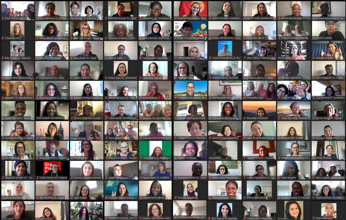 Guided by mentor and global consultant Eileen Brewer, Action Plan Workshop 3 saw #TechWomen22 Emerging Leaders work with their Impact Coaches to practice the Art of the Pitch - how to present &amp; persuade others to buy into their vision in as little as 3 minutes. 
<a href="/tothelefteileen/">Eileen_Brewer ☮️💛💙💛💙</a>