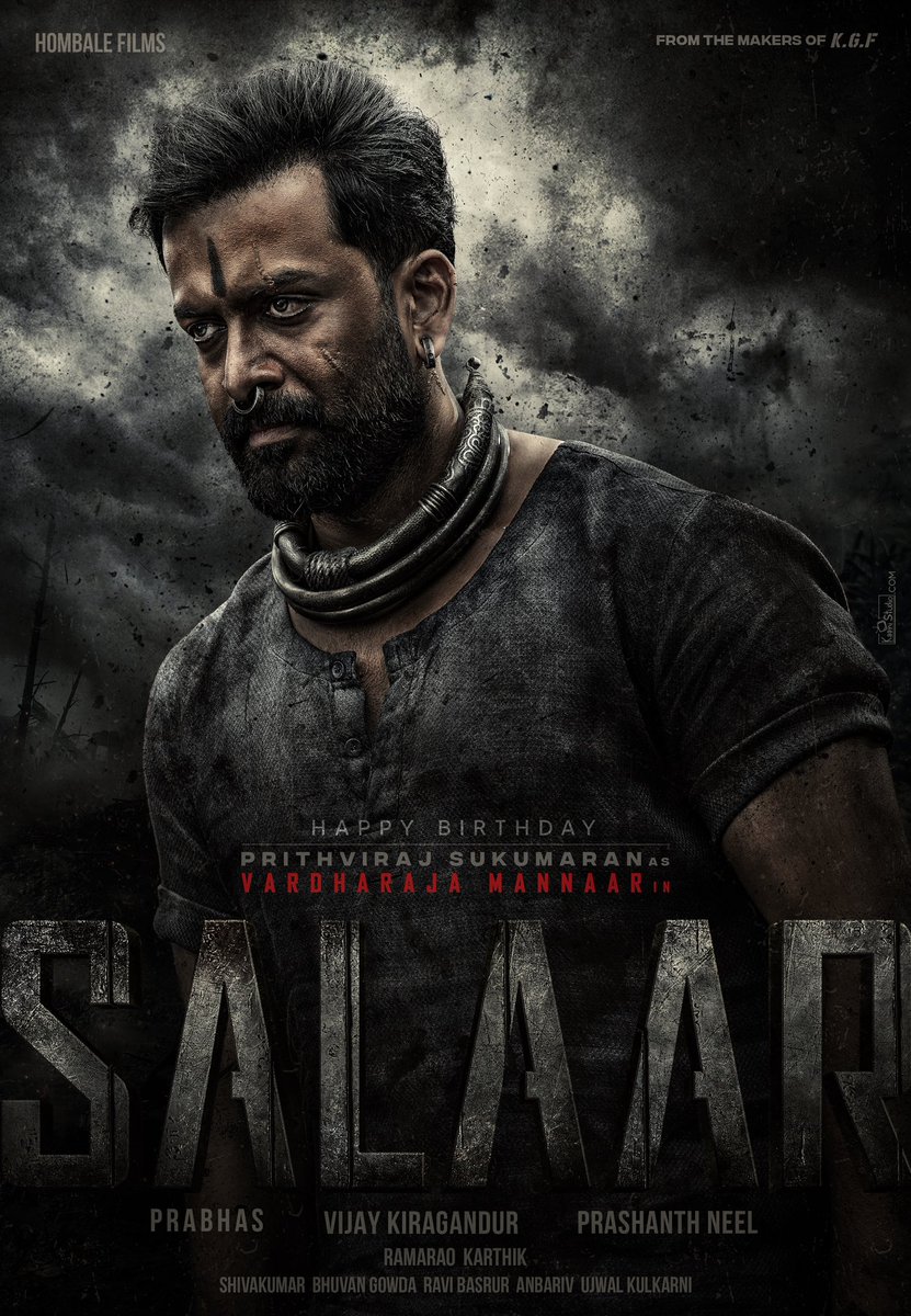 Salaar: Prithviraj Sukumaran Looks Rugged in His First Look Poster from  Prabhas' Action Thriller (View Pic) | ? LatestLY