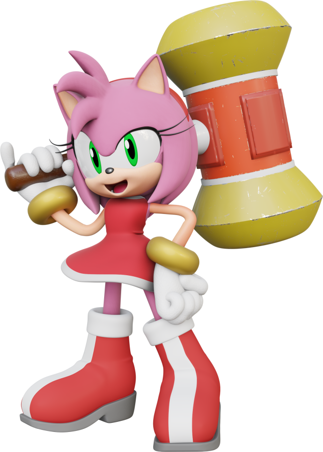 Amy Rose and her Hammer #AmyRose #SonictheHedgehog #3D #Blender3D #BlenderEevee #Render Amy Rose and her Hammer #AmyRose #SonictheHedgehog #3D #Blender3D #BlenderEevee #Render