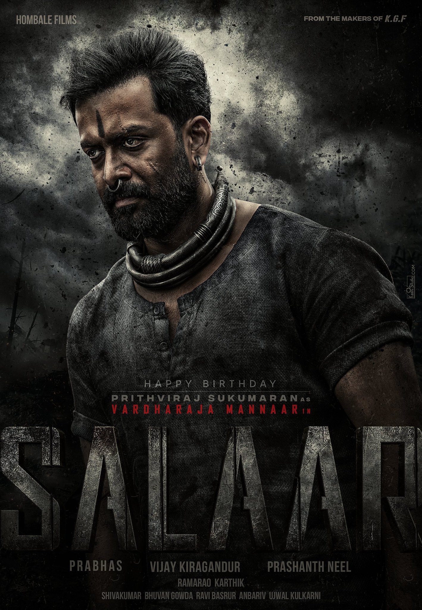 taran adarsh on Twitter "PRITHVIRAJ 'SALAAR' FIRST LOOK... On