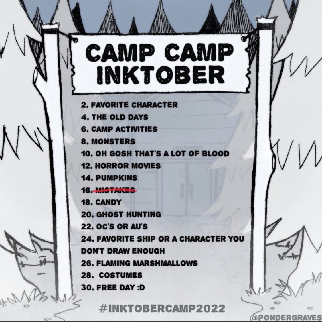 itz_gwenluv's tweet photo. That’s definitely horrifying 😨 [ collab with @davids_simp ] #gwenslayed #inktober2022 #cacawaka #campcamp #davidcc #gwencc #gwencampcamp #davidcampcamp https://t.co/e8quueKl8G