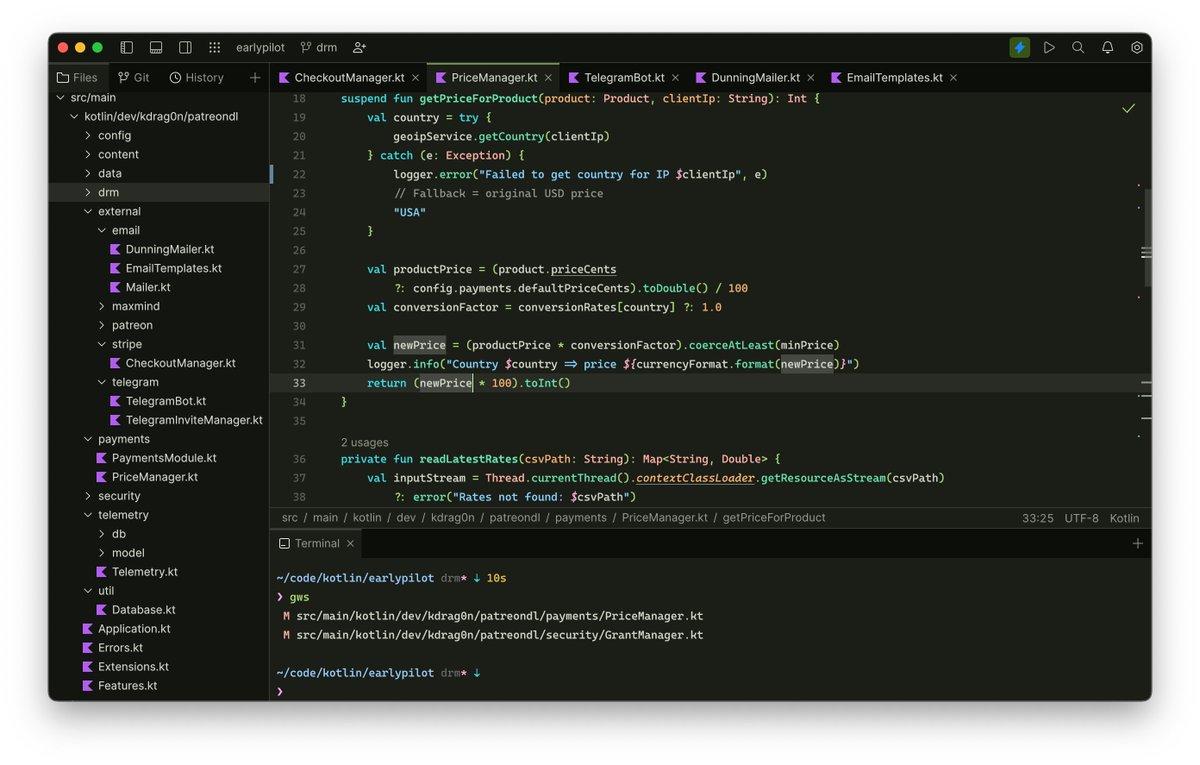 kdrag0n's tweet photo. Finished JetBrains Fleet support for Hueflake, so all themes can now be exported for @JetBrains_Fleet. I think that makes Hueflake the first Fleet theme(s) ever!

https://t.co/t0Kg7bNf8Q https://t.co/Jowv828Z7I