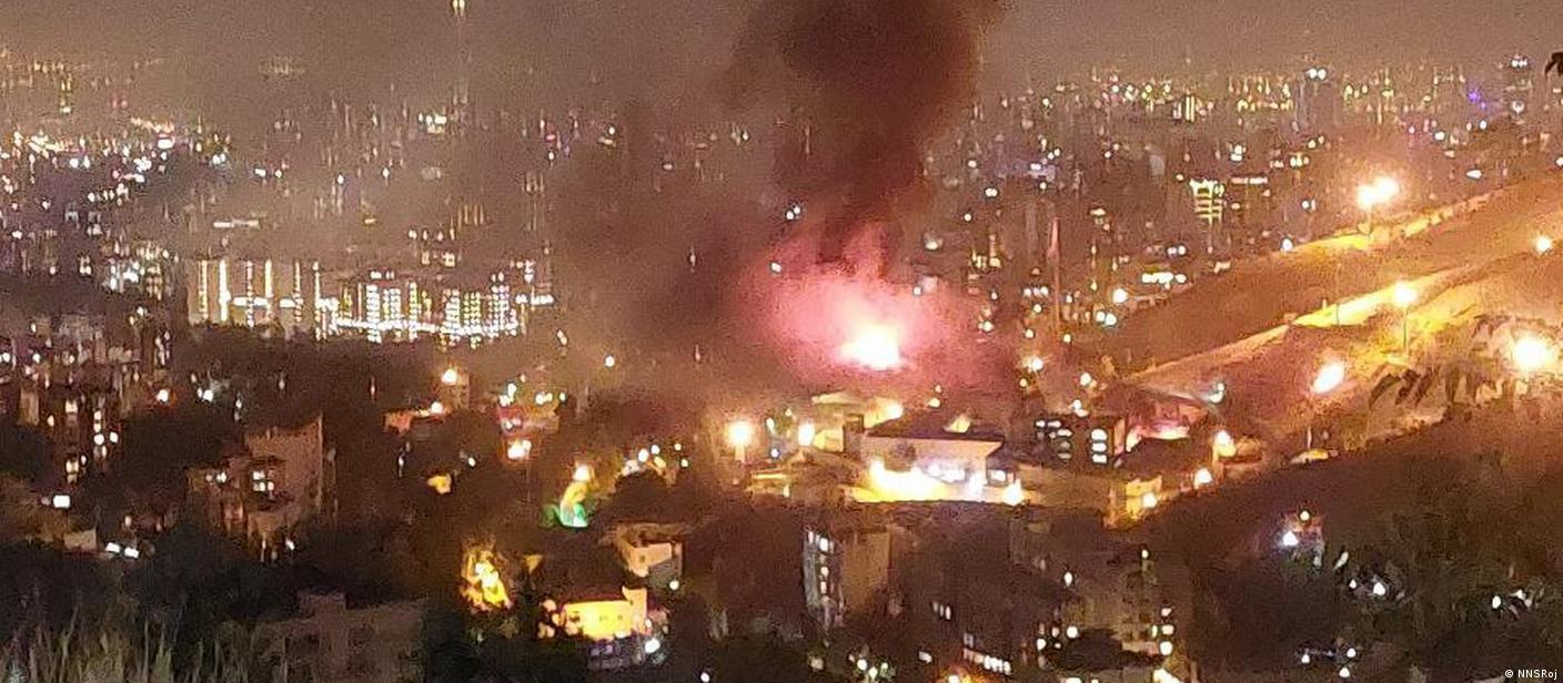 DW فارسی on Twitter: "زندان اوین در آتش و دود؛ جان و امنیت زندانیان در