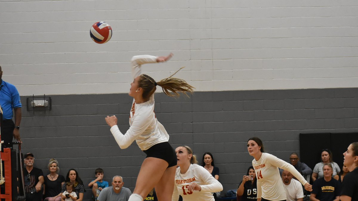 Volleyball: Raining Outside, Storming Inside, ACU Sweeps
 - acufirestorm.com/article/3294