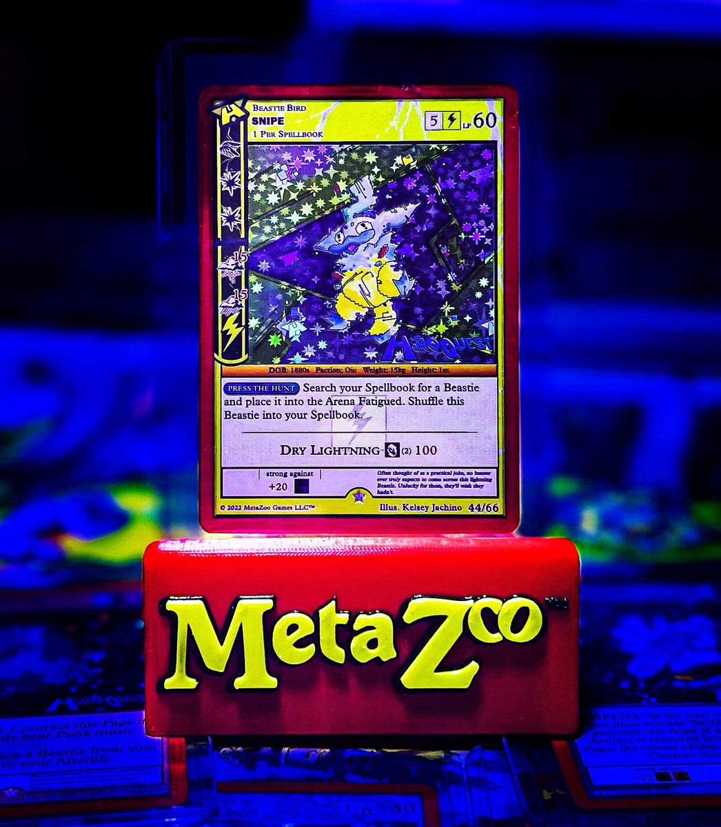 <a href="/HiroquestGames/">HIROQUEST</a> is one of my TOP <a href="/MetaZooGames/">MetaZoo Games</a> sets and Snipe is my favorite beastie in all of MetaZoo😍#MetaZoo #SteveAoki #hiroquest