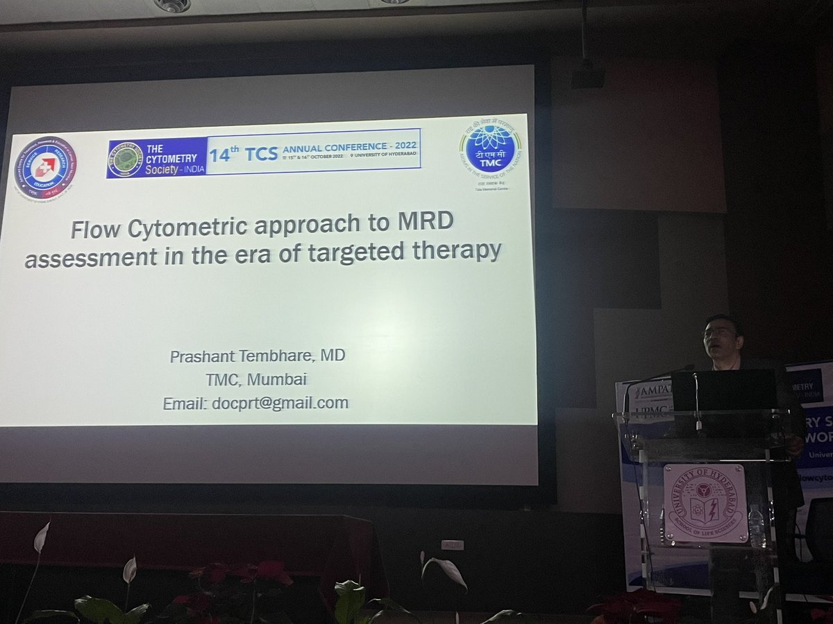 Kunal Sehgal (@drkunalsehgal) on Twitter photo #FlowTCS2022 important talk on MRD in era of targeted therapy by <a href="/PrashantTembha1/">Prashant Tembhare</a> <a href="/CytometryIndia/">THE CYTOMETRY SOCIETY</a> <a href="/DrArunCMC/">Arun Kumar Arunachalam</a> <a href="/ananthvikas/">ananthvikas</a> <a href="/LakshmiKoulmane/">Sindhura Lakshmi</a> <a href="/HJFlowing/">H</a> <a href="/ICCS_Education/">ICCS_Education</a> <a href="/DrRahulBhargav1/">Dr Rahul Bhargava</a> #FlowTCS2022 important talk on MRD in era of targeted therapy by <a href="/PrashantTembha1/">Prashant Tembhare</a> <a href="/CytometryIndia/">THE CYTOMETRY SOCIETY</a> <a href="/DrArunCMC/">Arun Kumar Arunachalam</a> <a href="/ananthvikas/">ananthvikas</a> <a href="/LakshmiKoulmane/">Sindhura Lakshmi</a> <a href="/HJFlowing/">H</a> <a href="/ICCS_Education/">ICCS_Education</a> <a href="/DrRahulBhargav1/">Dr Rahul Bhargava</a>