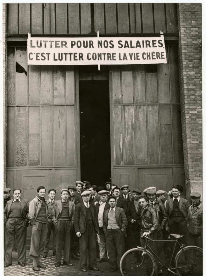 InsoumisBearn's tweet photo. Cette revendication de 1936 est un beau clin d'oeil aux journées du 16 et du 18 octobre 2022.
#marche16octobre #Greve18Octobre https://t.co/en63vKHRLQ