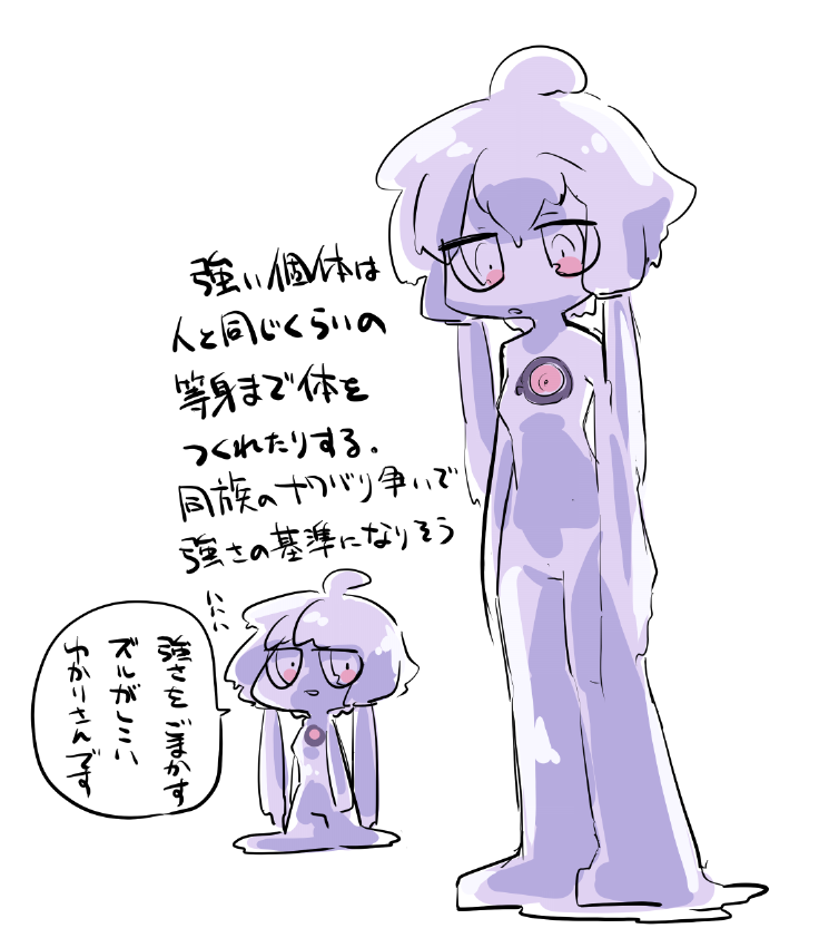重力に逆らって液体(身体)を持ち上げてる訳だから、身体の大きさとか形の正確さは個体ごとの強さの基準になりそう 