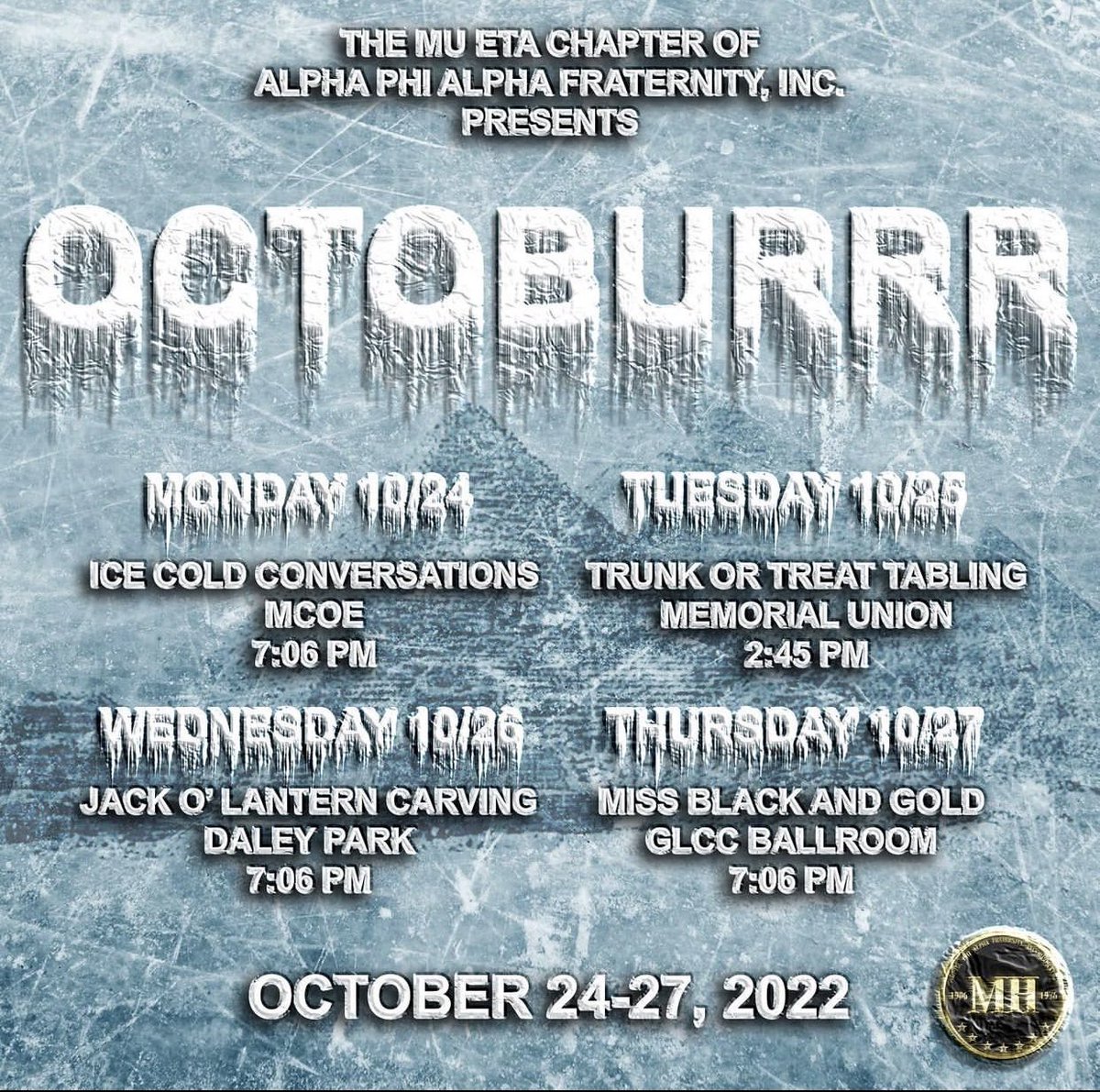 OCTOBURRR 10/24-10/27 🥶🥶🥶