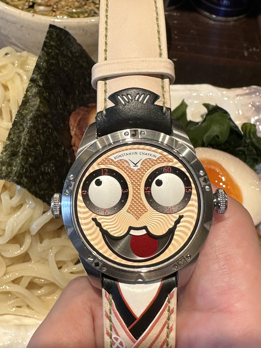 コンスタンチン・チャイキンの日本限定モデルが新しい仲間に加わりました！世界で二本だけのようです、日本だけに！？（笑）浮世絵（UKIYOE）モデルということで、フェイスは写楽の三代目大谷鬼次の奴江戸兵さん。見れば絶対見覚えある有名な絵の人です。銀座日新堂さん、いつもありがとうございます！