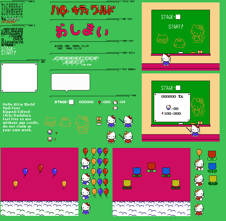 yourpixelgirl's tweet photo. The most beatiful #spritesheet I have ever seen. #HelloKitty #Sanrio #NES #HelloKittyWorld #HUD #HudDesign #PixelArt #PixelArtist #ドット絵 #pixelhomies #pixelart #8bits #16bits #animation #pixelanimation #iddleanimation #assets #pixelilustration https://t.co/Ovy7fND8Te