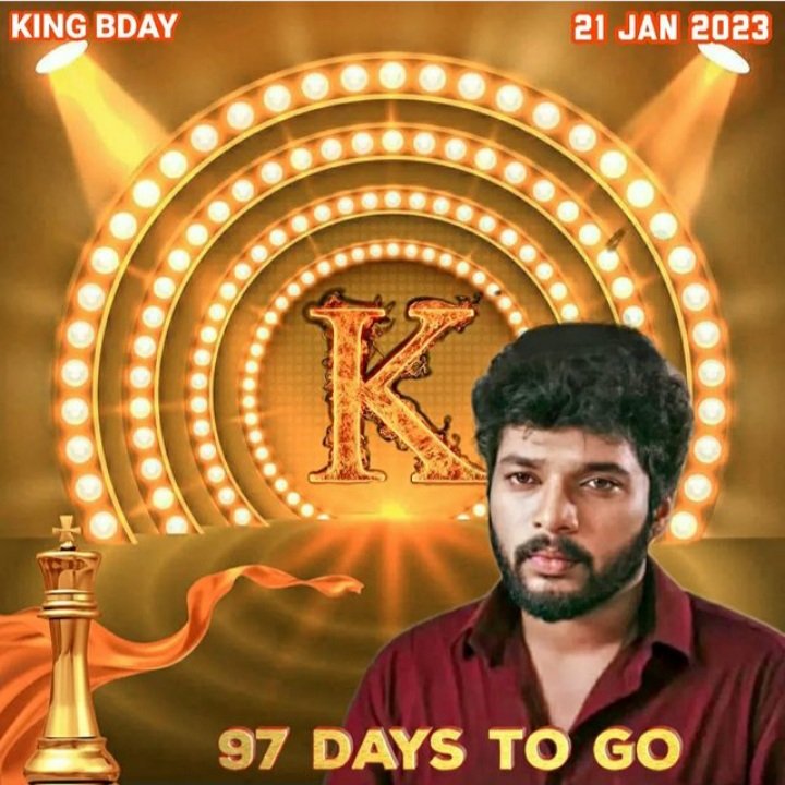 karthikfan21's tweet photo. 👑 BIRTHDAY COUNTDOWN STARTS...

97 DAYS TO GO...

#karthikraj #iamkarthikraj #mugilan #karthik #hbdnonpareilkarthikraj #kstudios #westandwithkarthikraj #2yearsofmugilan #1yearofkstudios https://t.co/IyPLT3kGZs