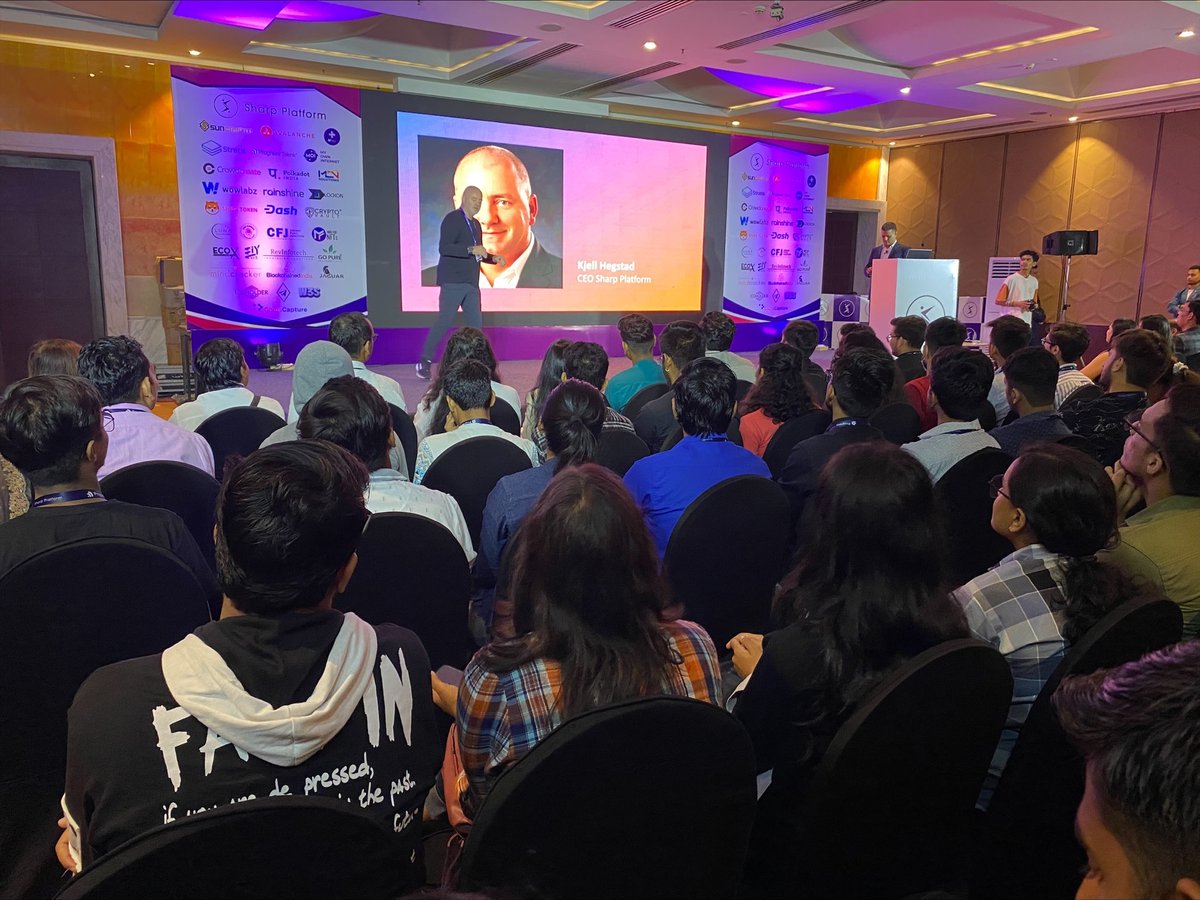 CsharpCorner's tweet photo. #BCrypt22 India Web 3.0 Roadshow #Keynote- @mobilethor, Co-Founder Sharp Token on stage discussing Web 3 Gaming.

#Bcrypt #BcryptIndia #Web3 #web3community #Web3Conference #SharpPlatform https://t.co/tBhQGTS66I