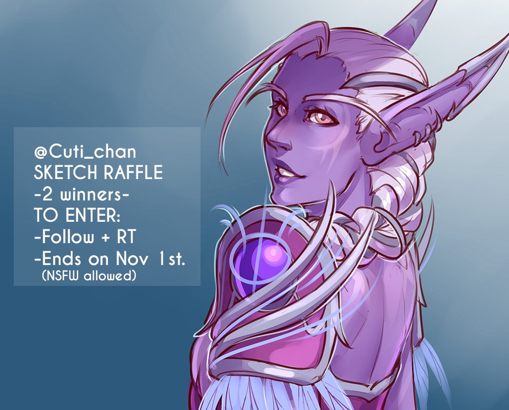 Cuti_Chan's tweet photo. 🌤️ART RAFFLE🌤️
Before I open the last batch of comms of the year.🥳
TO ENTER:
🍄Follow + RT
🍄Ends on Nov 1st.
Additional entry: Reply with the character you’d like.
💐Prize: 1 portrait colored sketch
💐2 WINNERS https://t.co/TlllMqs5si