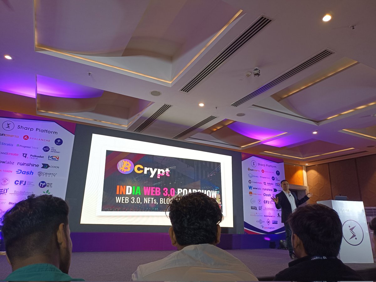 prekshya_bhatta's tweet photo. Web 3.0 @mcbeniwal #csharpcorner
#CsharpCon22 https://t.co/as76xVI8V2