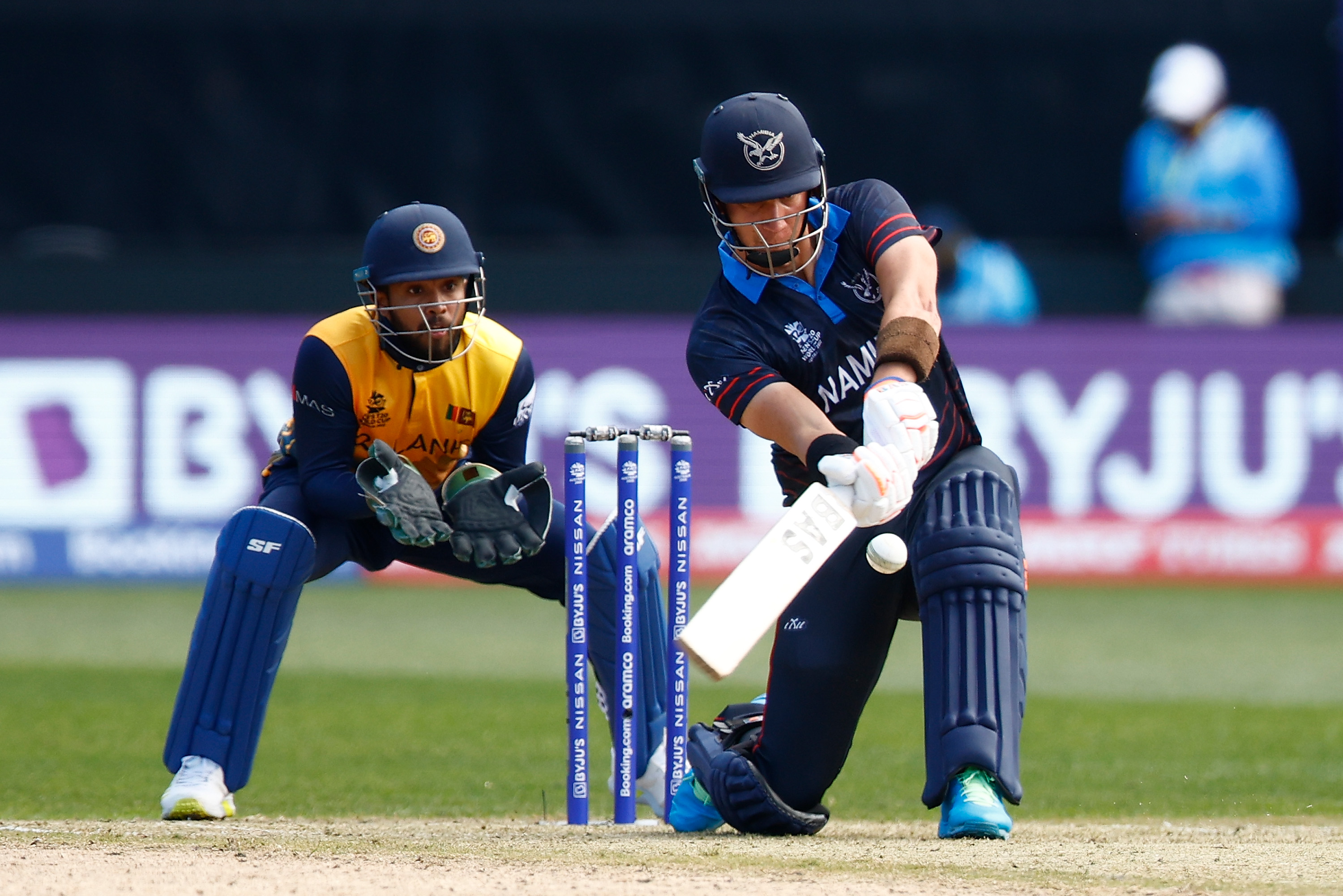 SL vs NAM Highlights: Opening BLUES for SriLanka, Namibia STUN Asian Champions by 55 runs: Watch ICC T20 WC Highlights, SriLanka vs Namibia Highlights