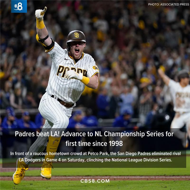 CBS 8 San Diego on Twitter "PADRES WIN! ⚾ In front of a raucous