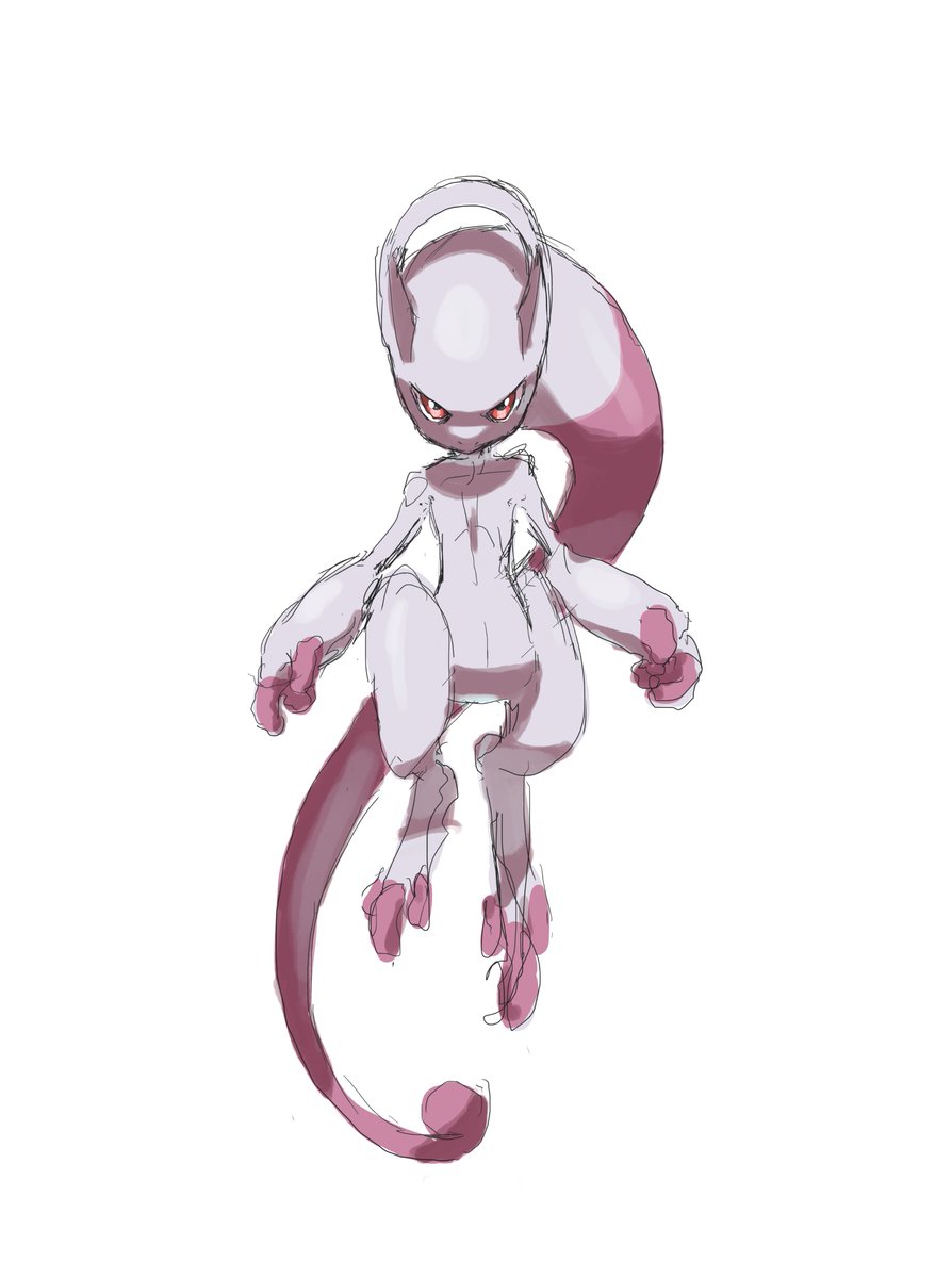 ✨Moxie2D on X: Remember when Mega Mewtwo Y was leaked and we all thought  it was Mewthree? I drew this back then  / X