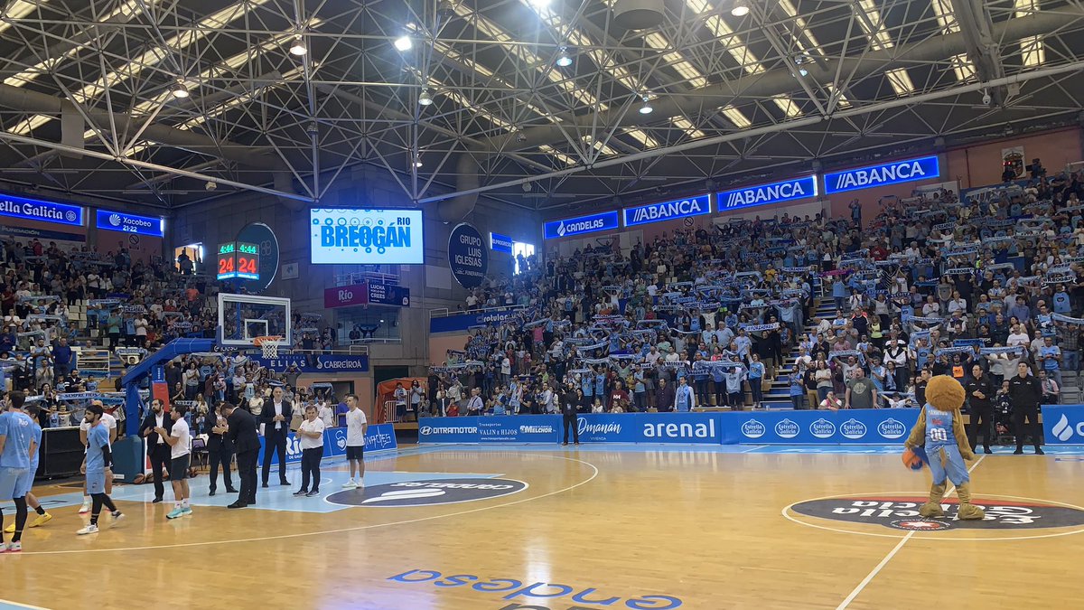 Videomarcadores en xogo no <a href="/CBBreogan/">Río Breogán</a> #forzabreo #acb
