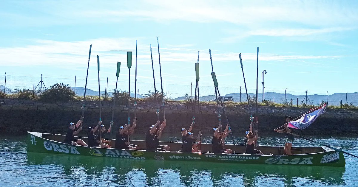HondarribiaAE's tweet photo. Atzo Nabarreria Hiria Estropada jokatu zen Iruñeako Irrintzi eta Algara peñen artean Hondarribian.
Irrintzi peñakoek irabazi zuten bandera.
Giro ederrean igaro genuen eguna. Mila esker guztioi! https://t.co/rSeP2qqrsC