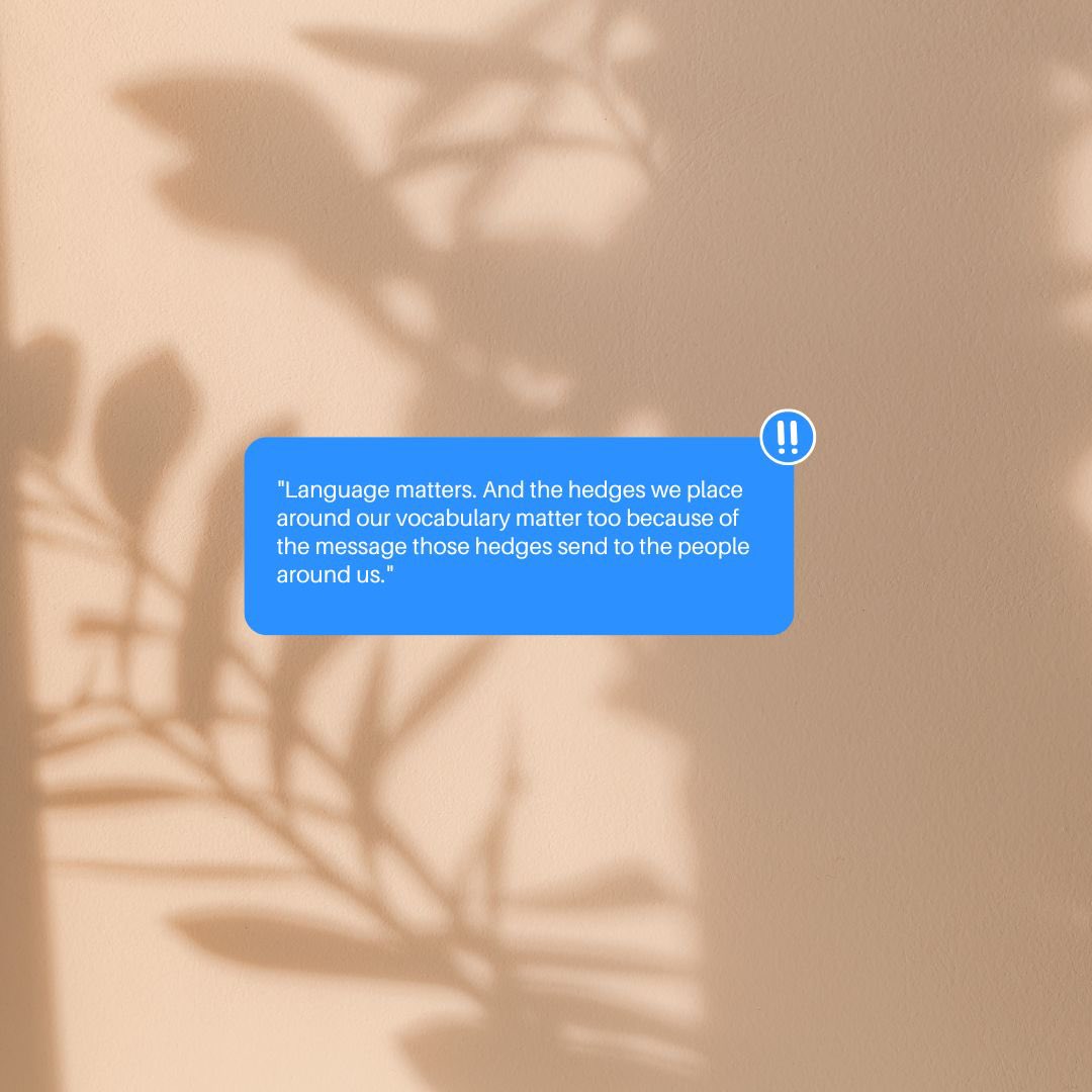 x3church's tweet photo. “Language matters. And the hedges we place around our vocabulary matter too because of the message those hedges send to the people around us.” - When Shame Gets Real

#x3church #shame #whenshamegetsreal #freedom #livefree #community #accountability #gethelp #setfree #relationship https://t.co/bTTbVJepze