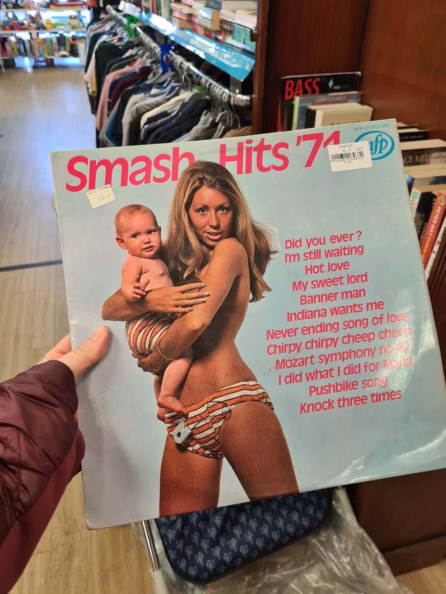 leicesterlizzie's tweet photo. Is this the worst record cover ever? And yes, the woman and baby are wearing matching nappies. 😨 #vinylrecords https://t.co/3K618sdnUn