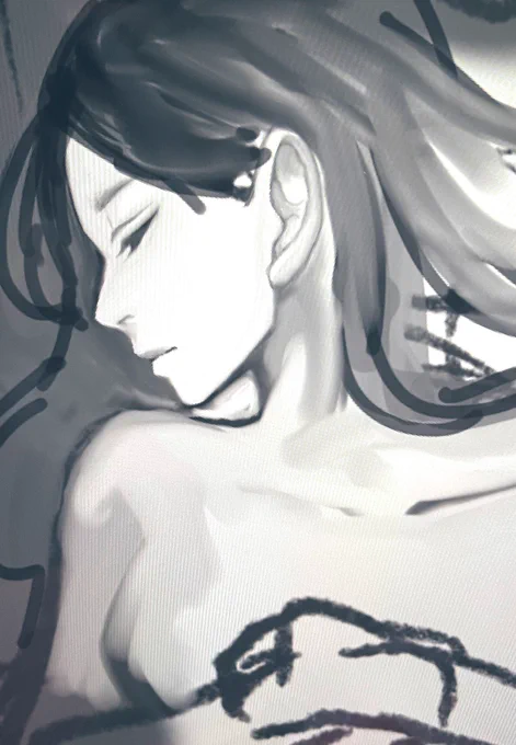 まだ描き始めたばっかりだから変わっていくだろうとは思うけど結構いい感じじゃない?!???! 