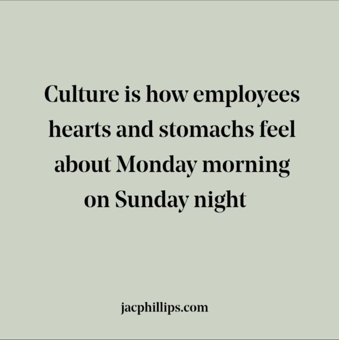 #ChangingCultures how do you and your team feel on a Sunday? It’s in our gift to change that ♥️