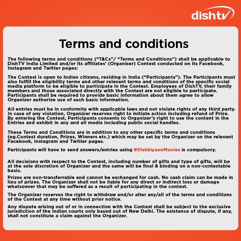 DishTV_India's tweet photo. Get your movies list ready! But first, guess the answers to the #DishkiyaonMovies contest and win exciting gifts. https://t.co/XasBLg3MJi
