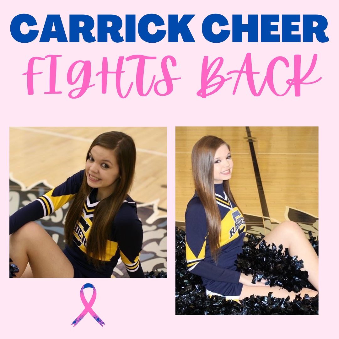 CarrickCheer's tweet photo. Carrick Cheer #FightsBack 💕 

#RaiderPride 💛💙 https://t.co/rNKzLgfu3q