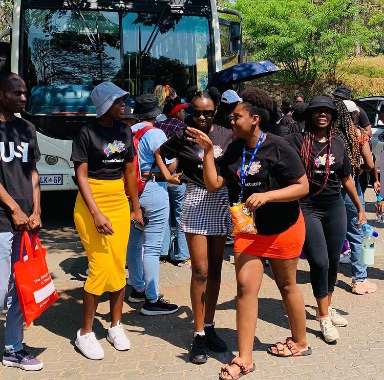 speakoutup's tweet photo. Some highlights from this year's National Day of Action Pride Parade. 

For more information check out our Instagram page! 

#UniversitiesAgainstGBV
#StudentsUnitedAgainstGBV
#QueerphobiaIsGBV #COP
#SpeakOutUP #JustLeaders #CSA&amp;G #UniversityOfPretoria #UniversityOfWitwaterstrand https://t.co/sI2WaEVMZ9