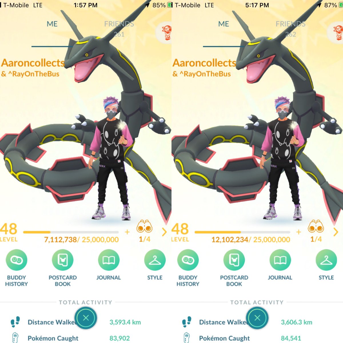 AaronCollectPDX's tweet photo. Litwick com day recap 🎃
- 30 shinies 
- 639 caught
- 2 hundos
- 5M XP
#LitwickCommunityDay https://t.co/CRhymwh7uj