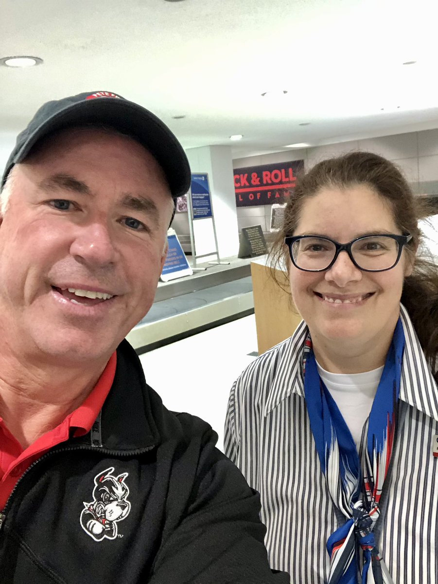 RochieWBZ's tweet photo. A huge thank you to Molly from American Airlines for helping us get all of our TV equipment and luggage to Cleveland after it didn’t make our flight earlier in the day! https://t.co/8SRjLhJhpg