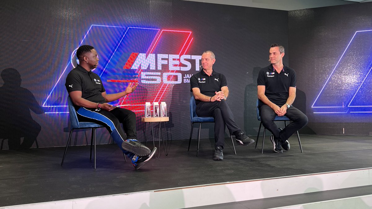 But first, we have the ///M CEO, Frank van Meel and Timo Resch, Vice President of Customer, Brand &amp; Sales at #BMWM talking to us about the most powerful letter in the world, ///M.