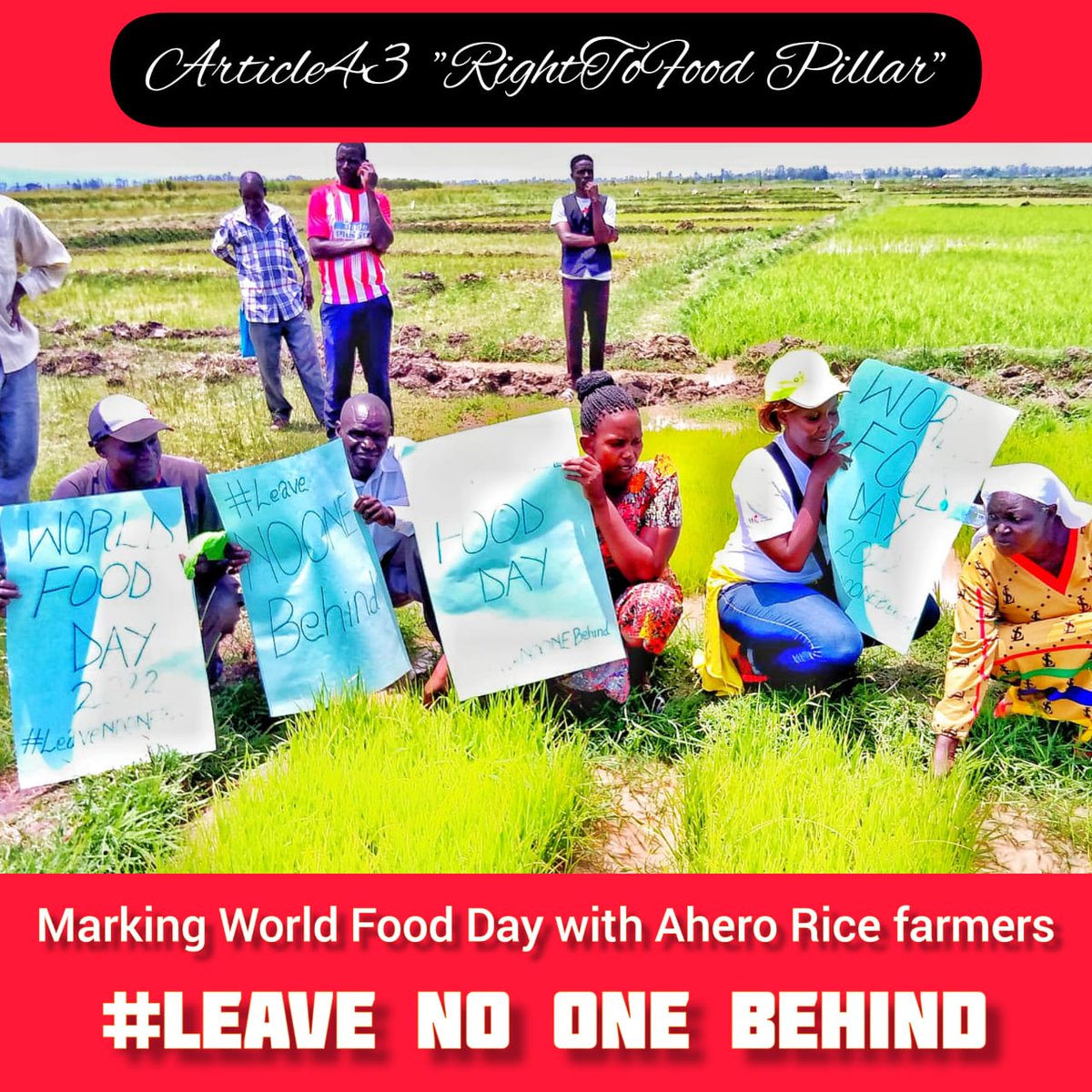 Marking world food day
#LeaveNoOneBehind