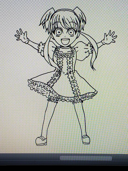 えっ?可愛く描けたんじゃない??? 