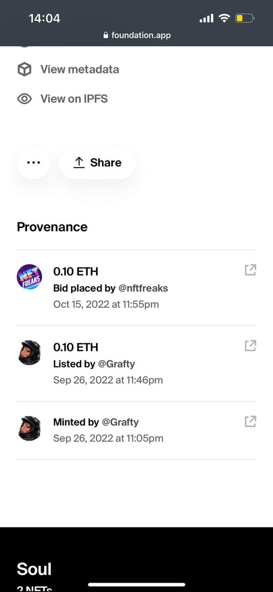 Oh my God, oh my God 
My first auction 
Darling, you're my soul 
There are not enough words to love and respect you <a href="/nftfreaks/">NFT Freaks 🗝️🏰🦸🏿‍♂️</a>
<a href="/netgenius/">Vangeli Gelekas</a> foundation.app/@Grafty/grafty…