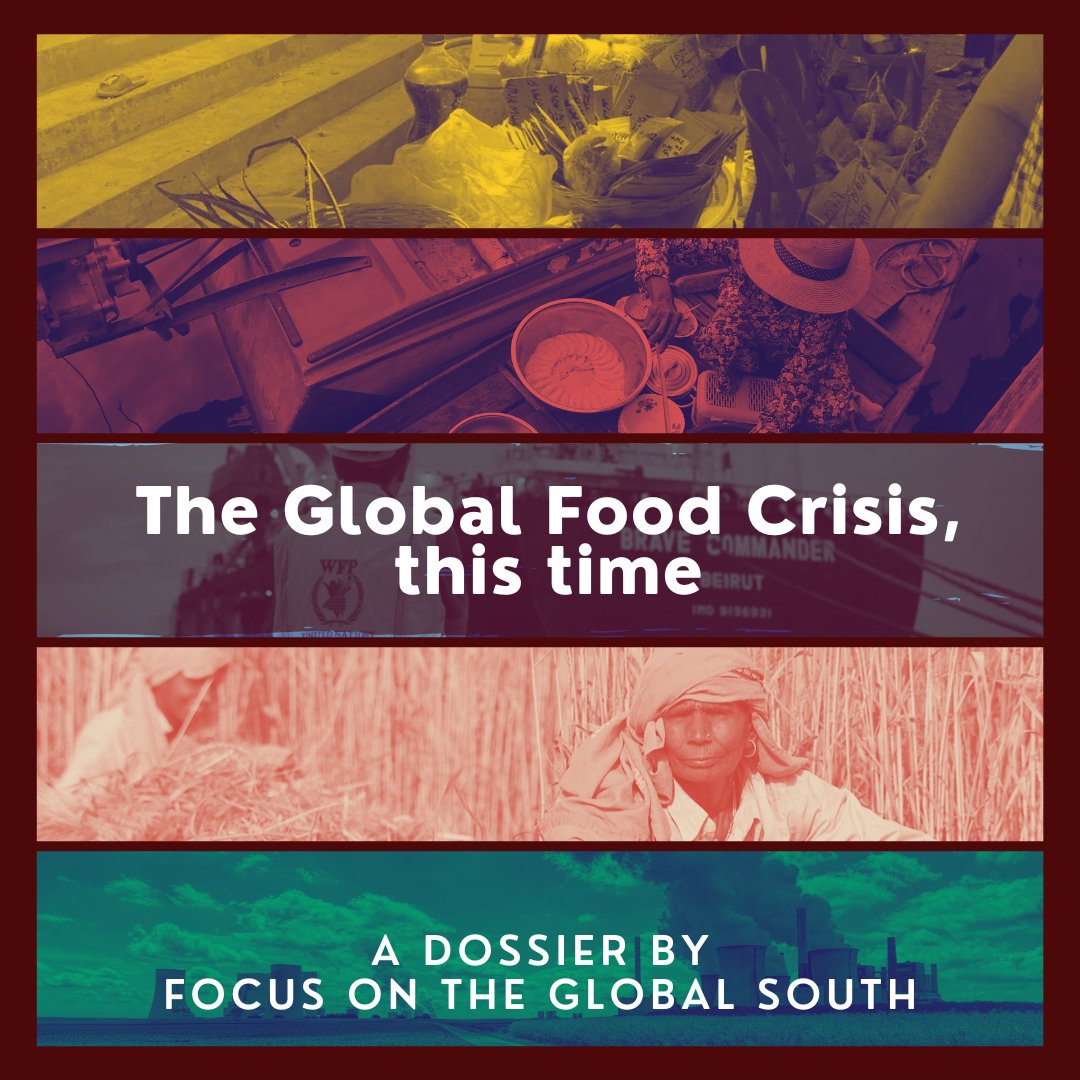 focussouth's tweet photo. A perfect storm is brewing in the global food system, pushing food prices to record high levels, and expanding hunger. This #WorldFoodDay2022, @focussouth researchers write on various aspects of the current #foodcrisis, its causes, and its impact in Asia.

🧵Thread of articles: https://t.co/9Q7eSJzFhv