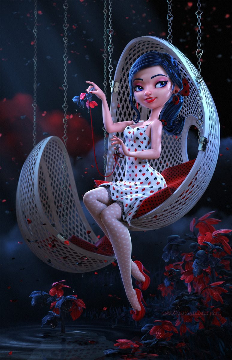 「The Art of Carlos Ortega ElizaldeGallery」|IAMAGのイラスト