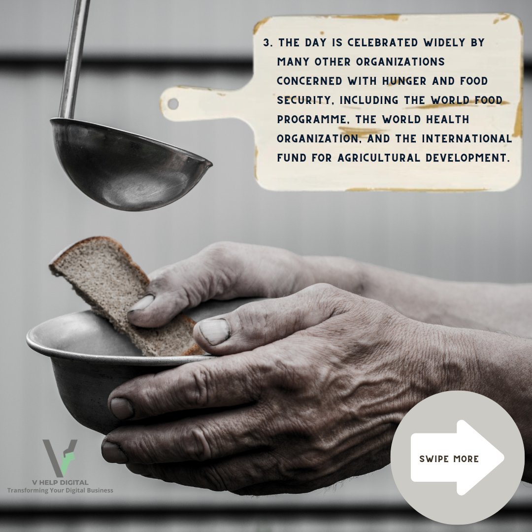 VHelpDigital1's tweet photo. On this World Food Day, we urge everyone to consume food wisely and share their food with the needy.

Happy World Food Day.

For the latest updates and notifications, please like and follow our page.

https://t.co/CNedNvbb5W
#WorldFoodDay #UnitedNations #worldfoodprogram https://t.co/Padt40LT1u