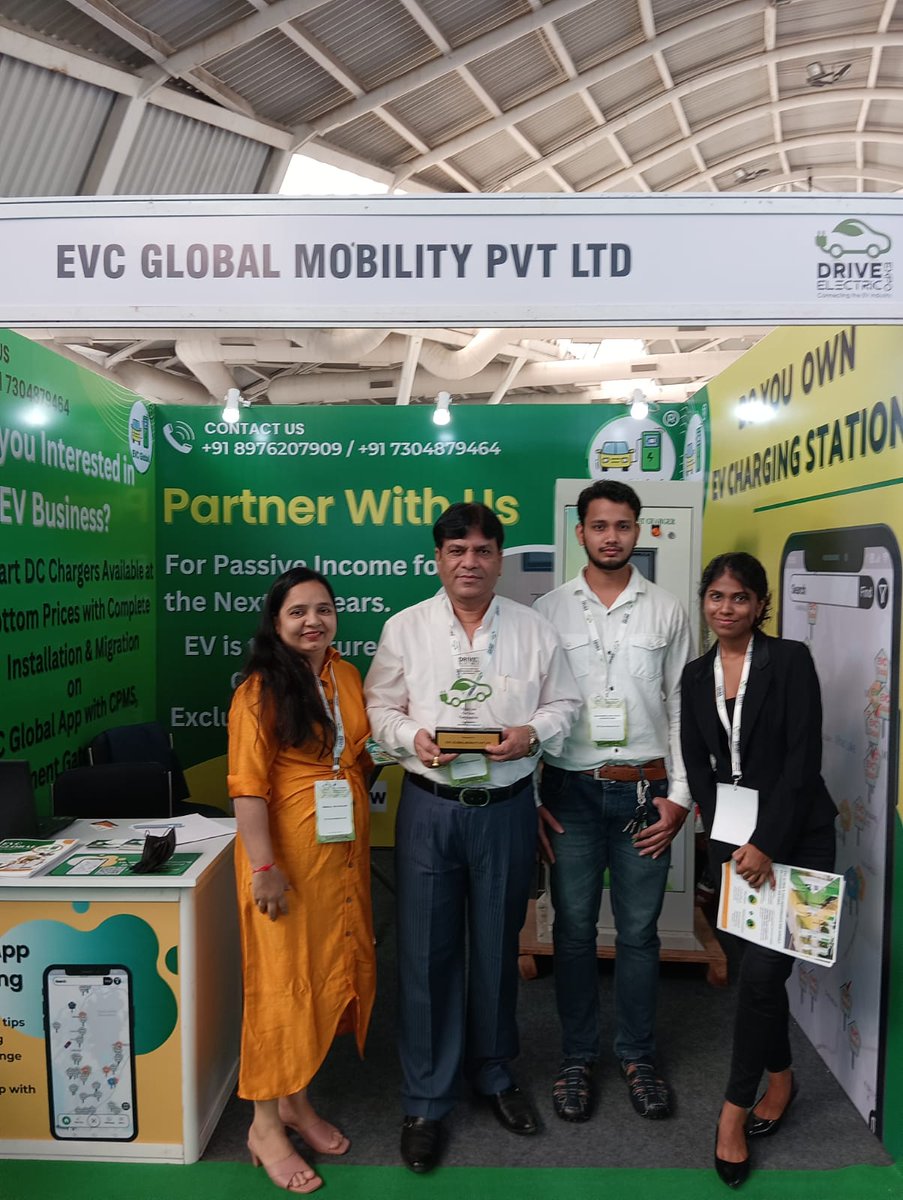 app_evc's tweet photo. EVC Global got recognition    for best EV charging station Partnership Project from Drive EV Expo in New Mumbai.

@MGEVOwnersClub @TeslaOwnersSG @makinindia_in @TeslaClubIN @teslacn @EVAEOfficial @ireland_tv @EVCarNews @EVGroupsNexus @InsideEVs @swevownersgroup @NexonEVOwnerClb https://t.co/yb7n4Xg0PR