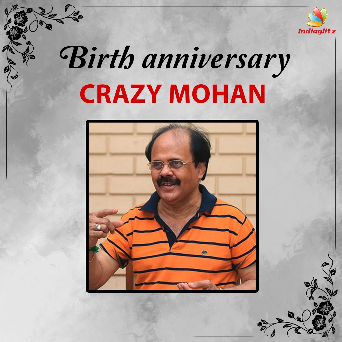 igtamil's tweet photo. Remembering Crazy Mohan on his Birth Anniversary

#RememberingCrazyMohan #CarzyMohan https://t.co/GvZLawBv9W