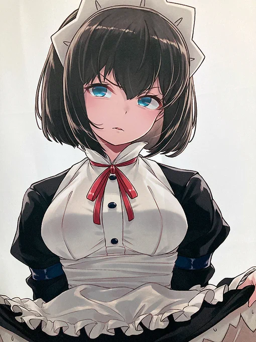IYAPAN realsize tapestryの校正になりますメイドの伊藤ちとせさんを等身大の160cmで再現しています販売店リンクは特設ページにてご案内しております 