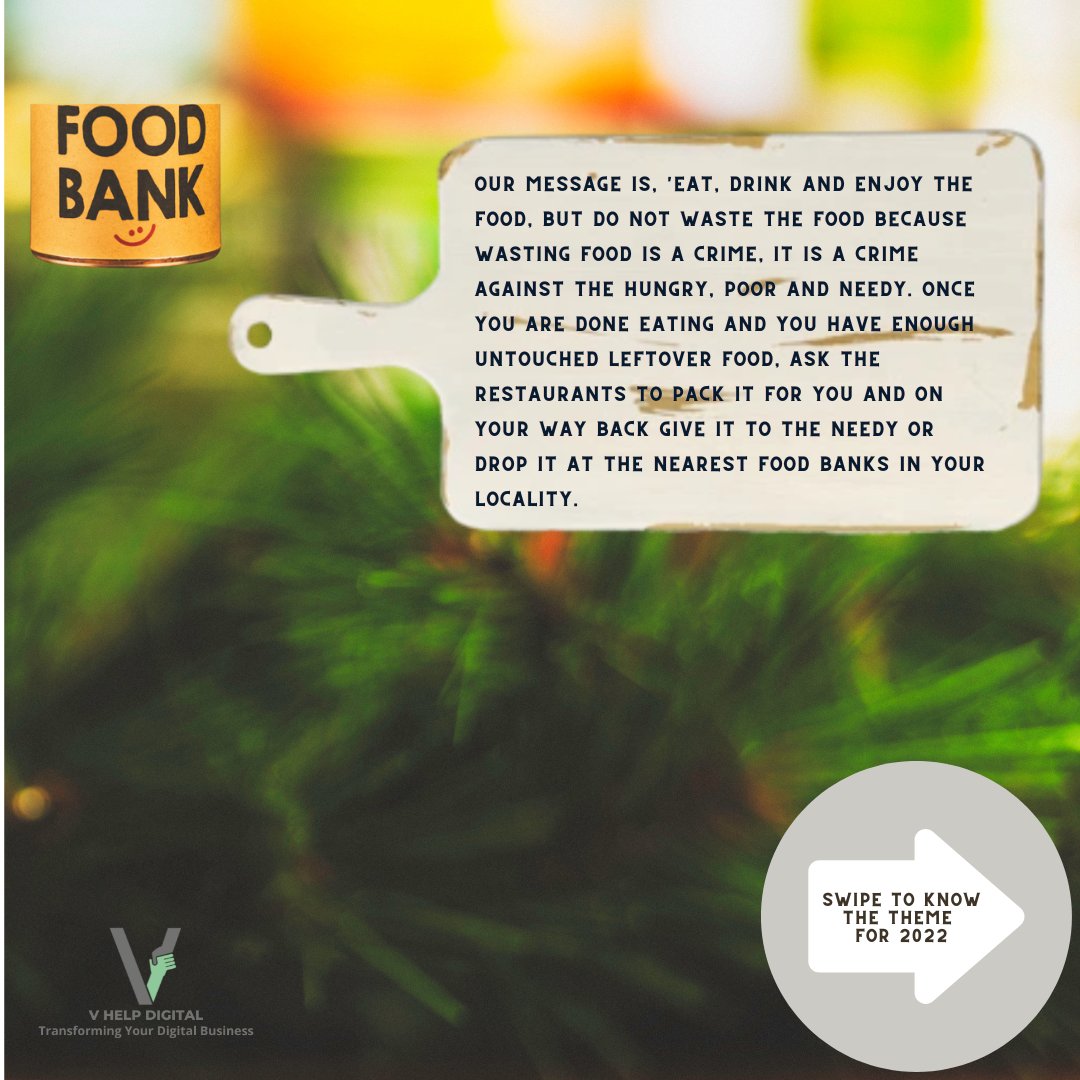VHelpDigital1's tweet photo. On this World Food Day, we urge everyone to consume food wisely and share their food with the needy.

Happy World Food Day.

For the latest updates and notifications, please like and follow our page.

https://t.co/CNedNvbb5W

#FeedTheNeedy #feedthehungry https://t.co/gVhArCuGNE