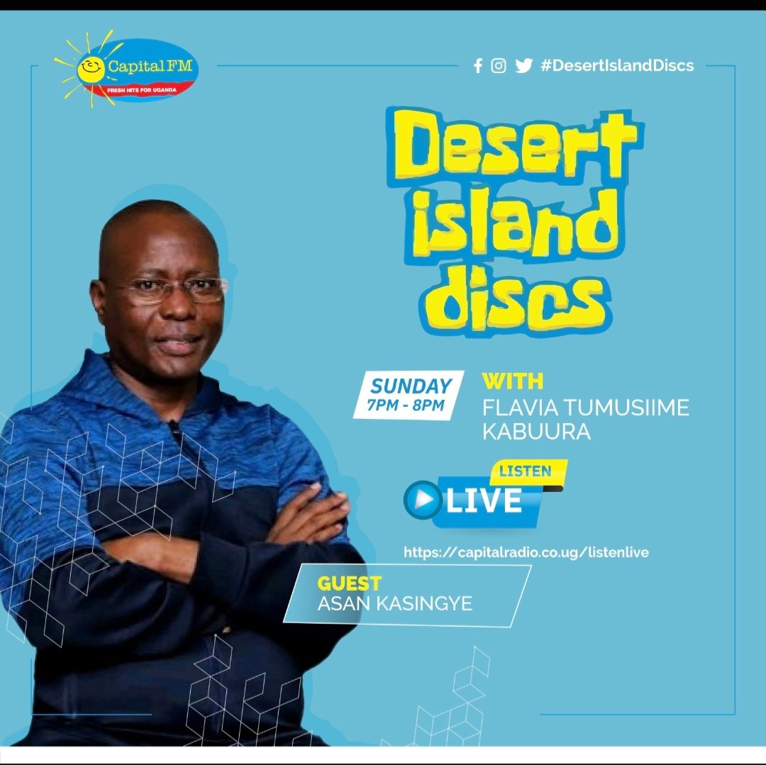 Mizzflav's tweet photo. There is a question I've always wanted to ask @AKasingye and the chance is here with Desert Island discs. This evening 7pm @CapitalFMUganda. #TalkingSuccess https://t.co/YTwoyS6Szm