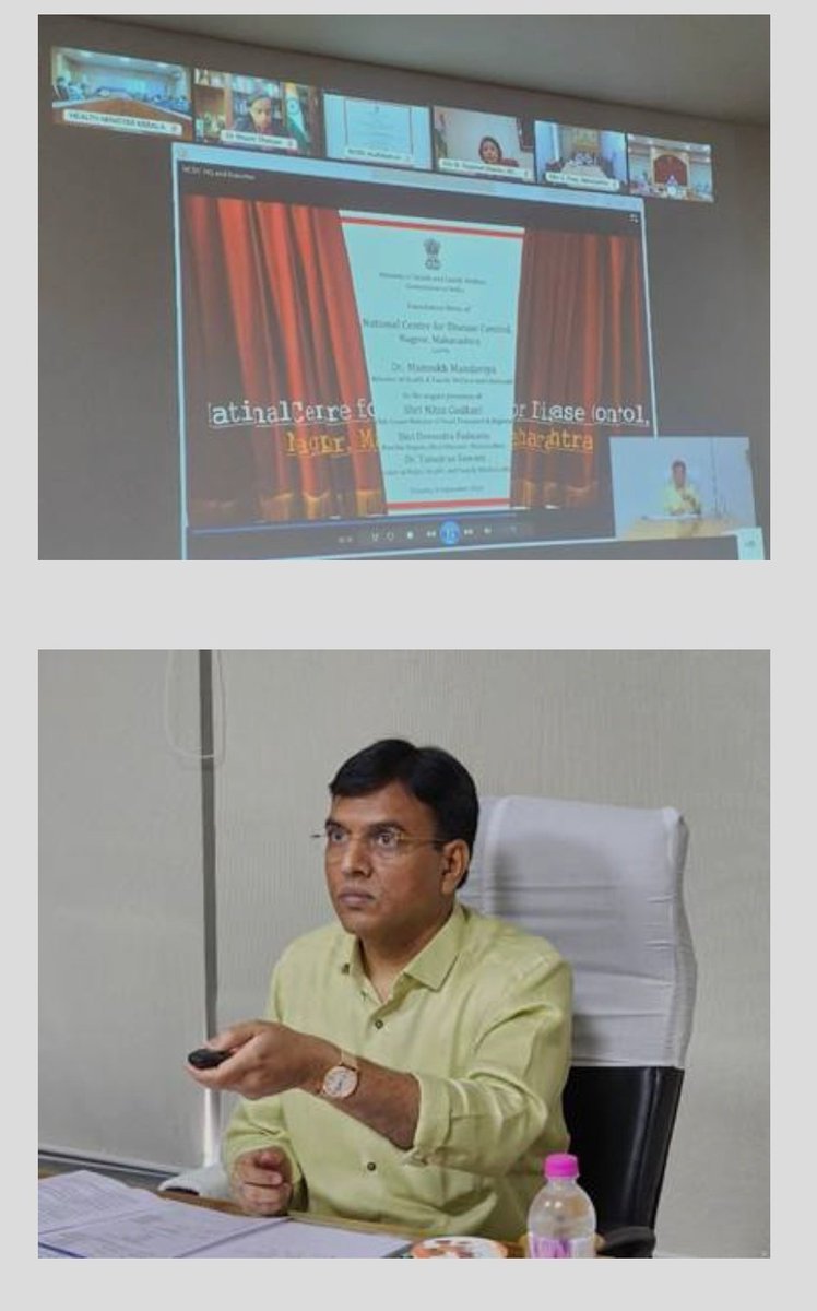 AndhraIndex's tweet photo. 6-9-2022
@mansukhmandviya virtually laid Foundation Stone of National Centre for Disease Control branches in 6 states including Andhra Pradesh. 

This will provide a boost to Public Health,rapid detection and timely monitoring of diseases enabling Early Interventions. https://t.co/LZ3XofPq7P