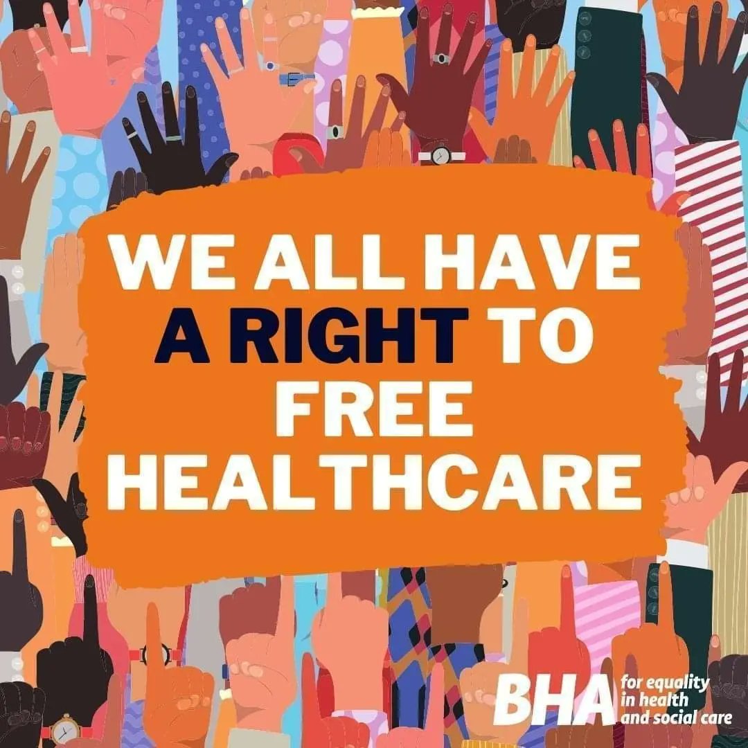 the_BHA's tweet photo. The NHS is a FREE health service which refugees and people seeking asylum have rights to access.
#GreaterManchester #sexualhealth #breakingbarriers #SORTHIV #HIVAwareness #HIVprevention #endthestigma #healthcare https://t.co/4a68sNsyDD