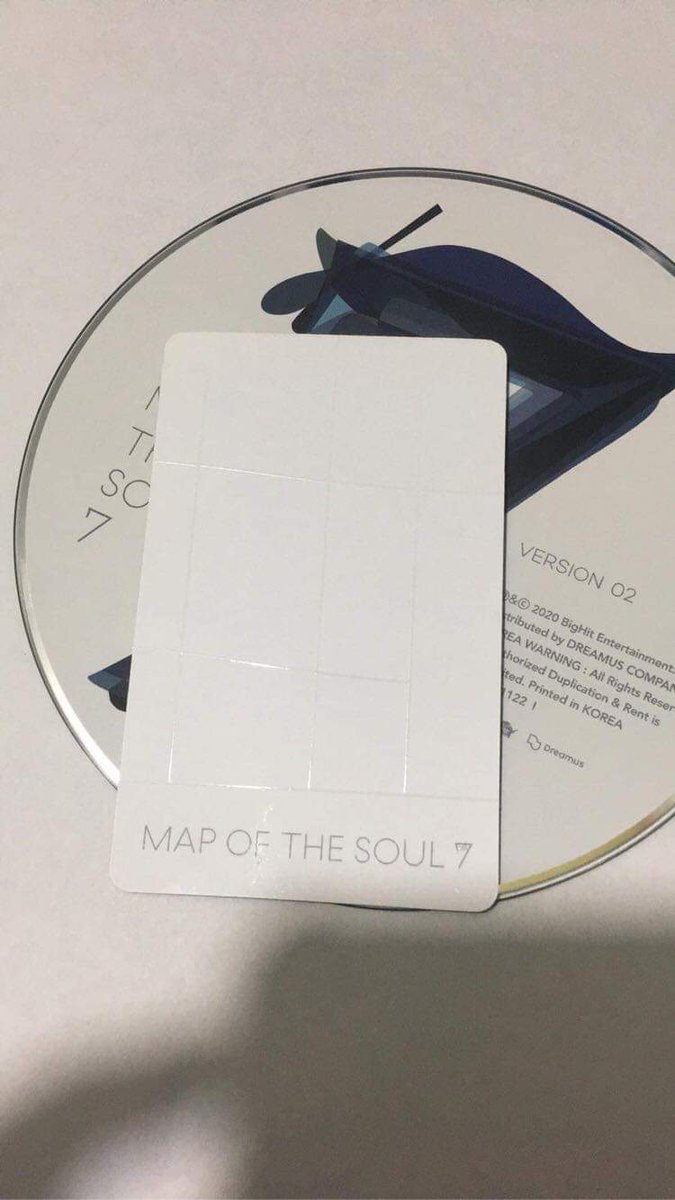 ___ngocha____'s tweet photo. wts BTS Map Of The Soul 7 ver 2 ptc JungKook💜
New 99%, have freebies
Full album + ptc: 250.000-300.000VND ~ 11-14$
available in Vietnam🇻🇳pls dm me if you need💜
#BTS #wtsBTS https://t.co/gVBjPNaCw0