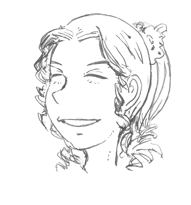 【中島みゆき】
昔描いたものをいじる。いじり直しても似てこないわね。
ちょっとあなた描いてごらんなさいよ。難しいから。 